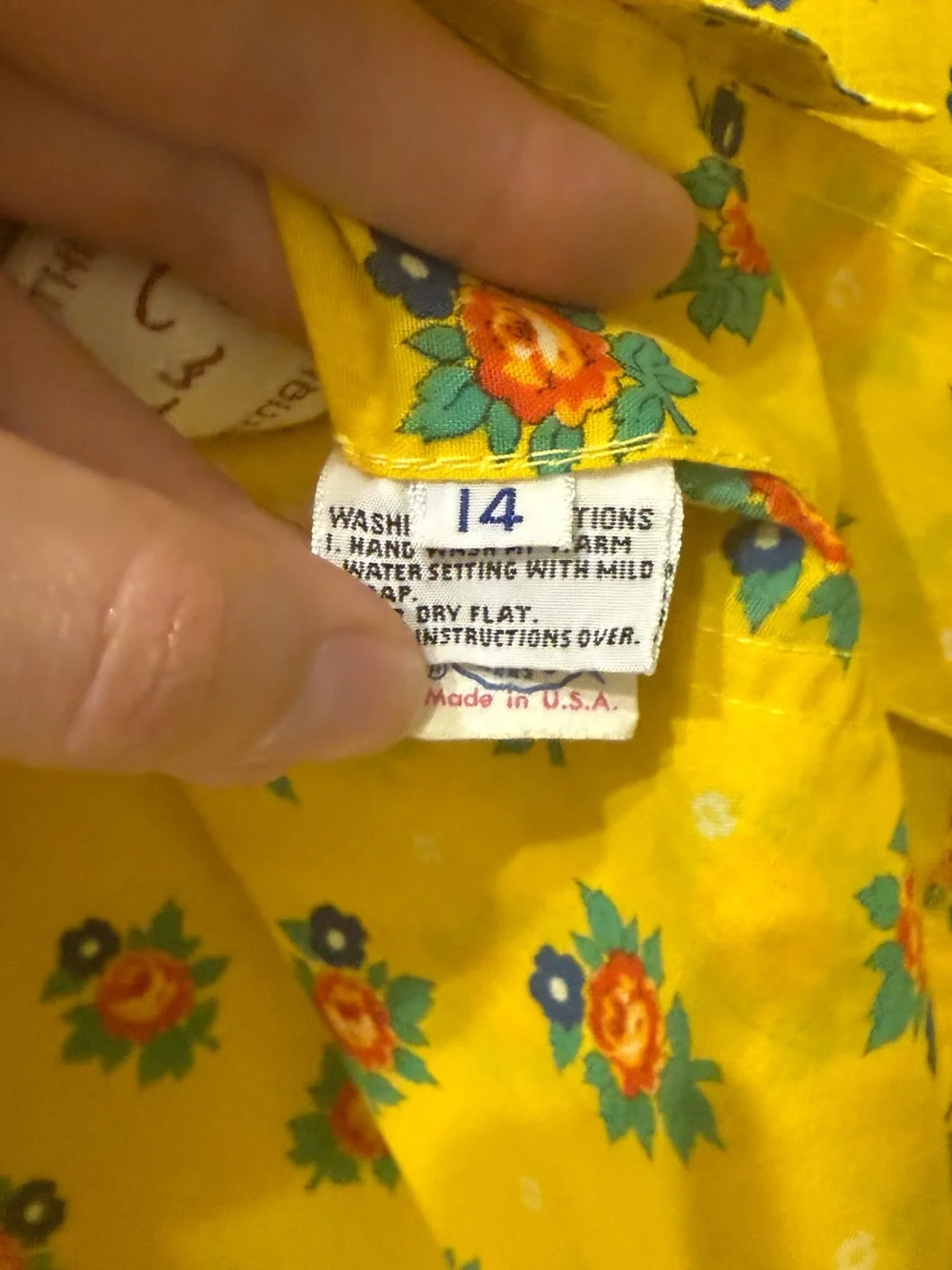 Vintage Oscar de la Renta II | 2-Pc Set | Floral Blouse Skirt | 14